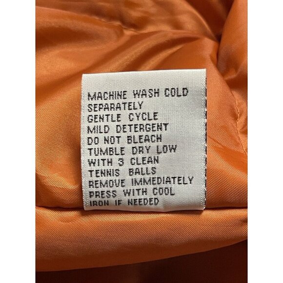 Vintage Brandon Thomas‎ Olive Green Down Insulated Heavy Quilted Coat - Picture 16 of 16